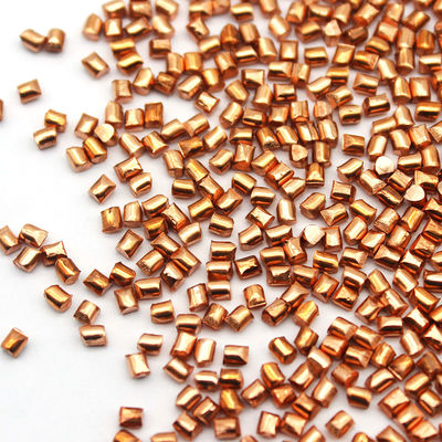 Density 896 Gcm3 Copper Cut Wire Shots Spherical Microstructure 100 Percent Recyclable Ideal for Industrial Applications